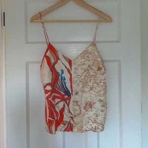 La Prestic Ouiston silk camisole top